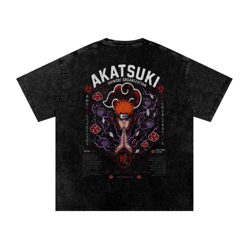 PAIN AKATSUKI SHINOBI ORGAINZATION NARUTO OVERSIZED T SHIRT