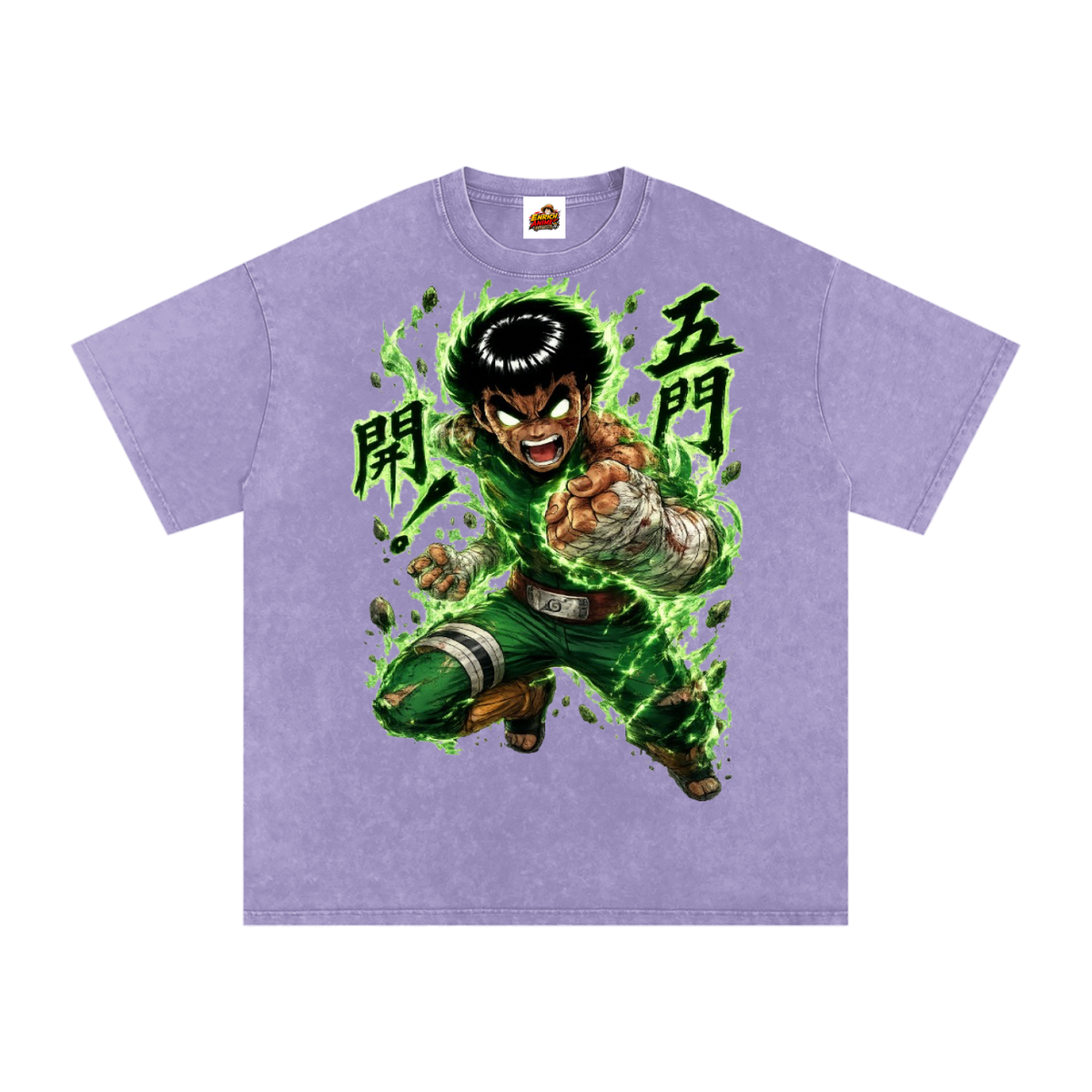 ROCK LEE 5 INNER GATES NARUTO OVERSIZED T SHIRTS