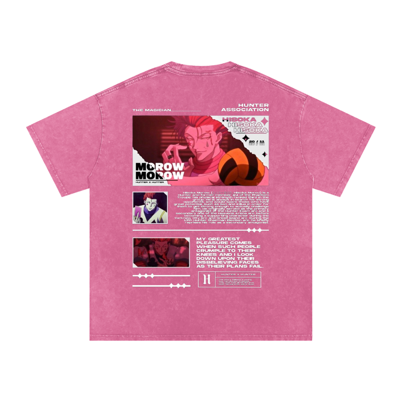 HISOKA MOROW HUNTER x HUNTER OVERSIZED T SHIRT