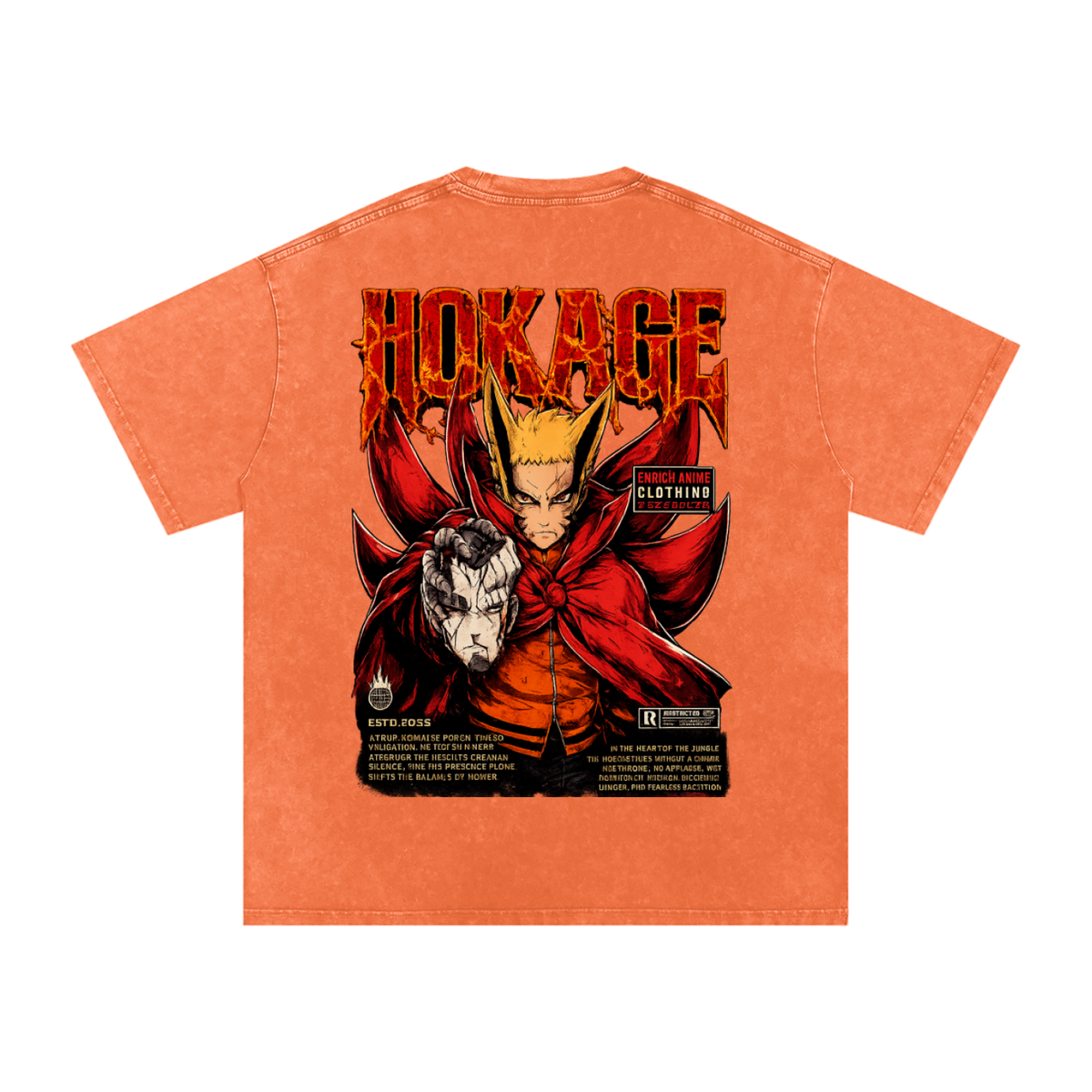 NARUTO UZUMAKI HOKAGE OVERSIZED T SHIRT