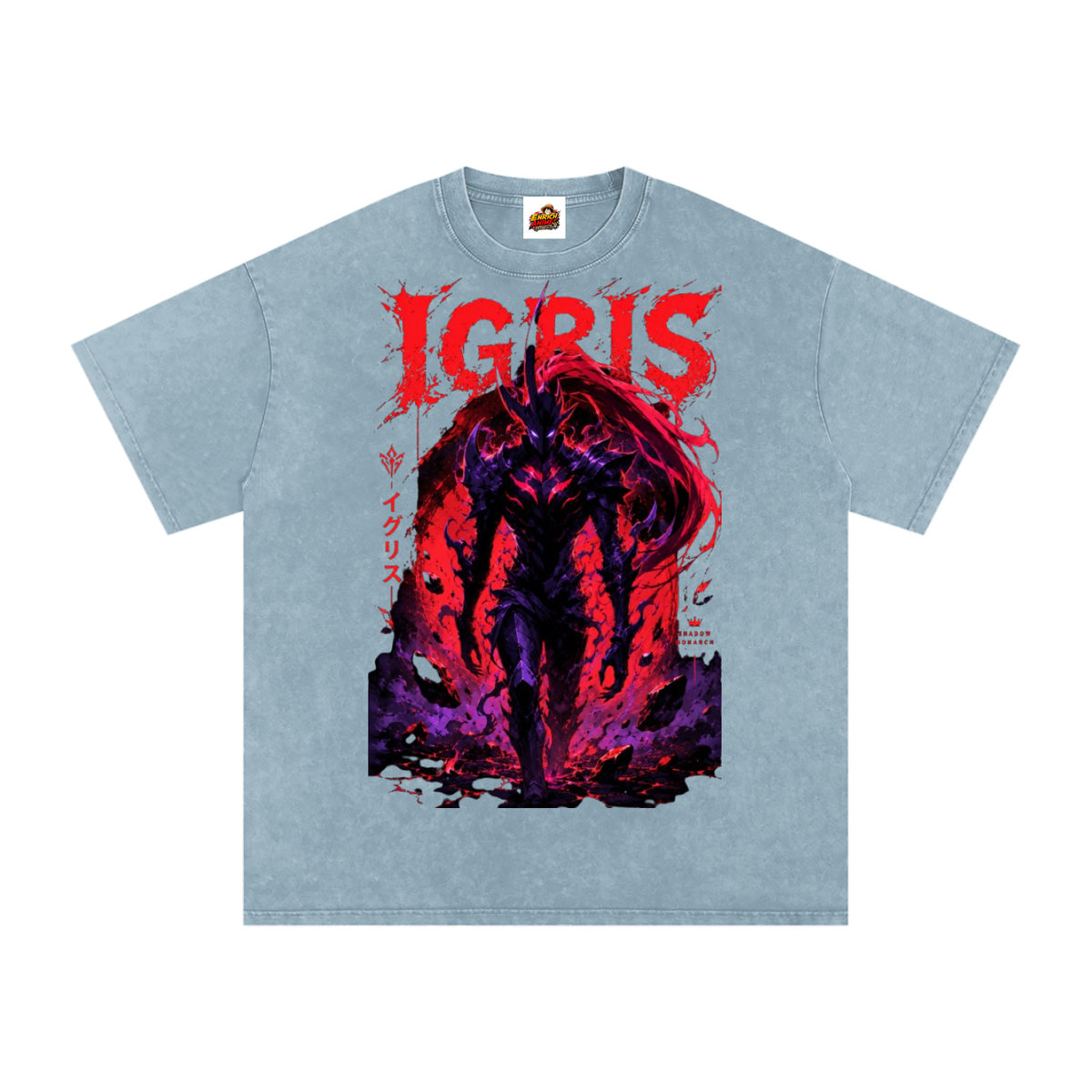 IGRIS THE BLOODRED SOLO LEVELING OVERSIZED T SHIRT