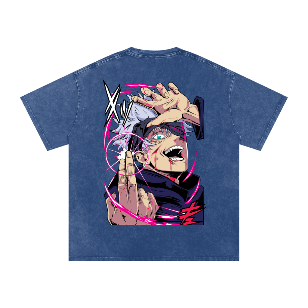 SATORU GOJO BLUE EYES JJK OVERSIZED T SHIRT