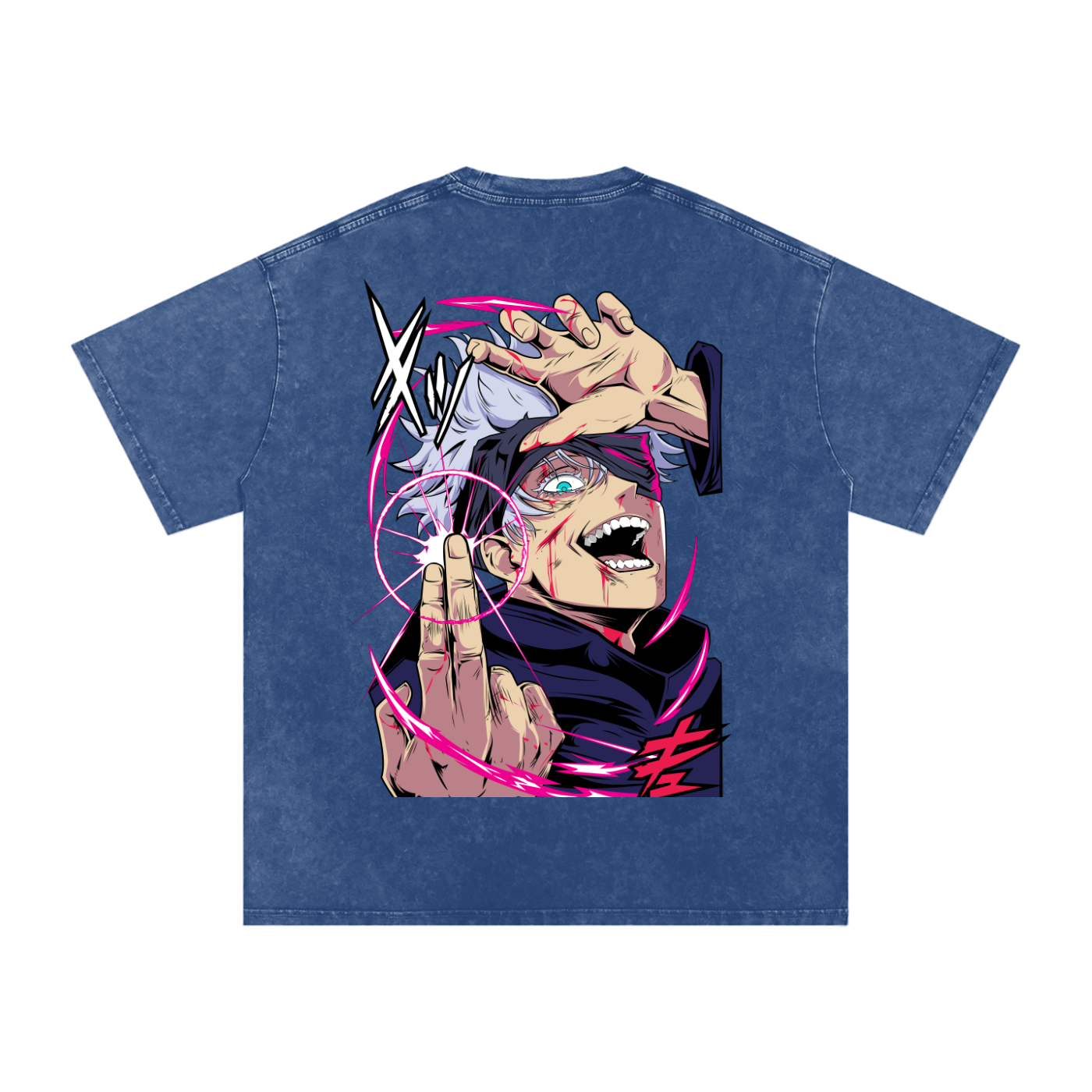 SATORU GOJO BLUE EYES JJK OVERSIZED T SHIRT