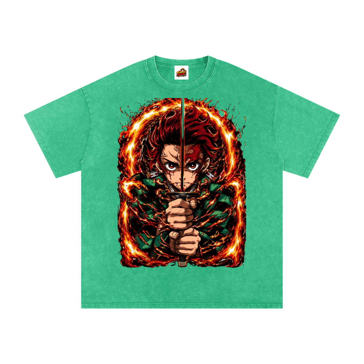 TANJIRO KAMADO DEMON SLAYER OVERSIZED T SHIRT