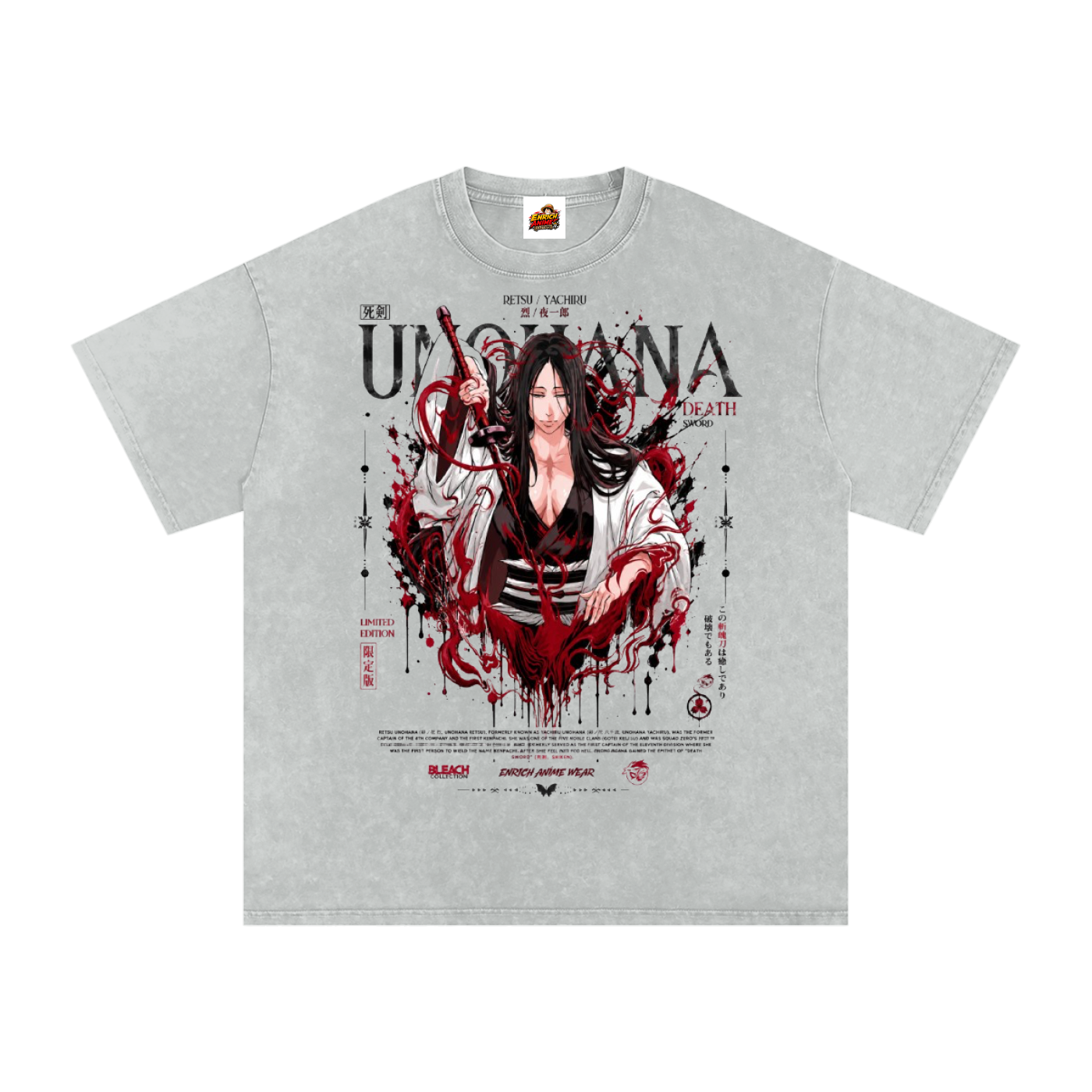RETSU UNOHANA BANKAI BLEACH OVERSIZED T SHIRT