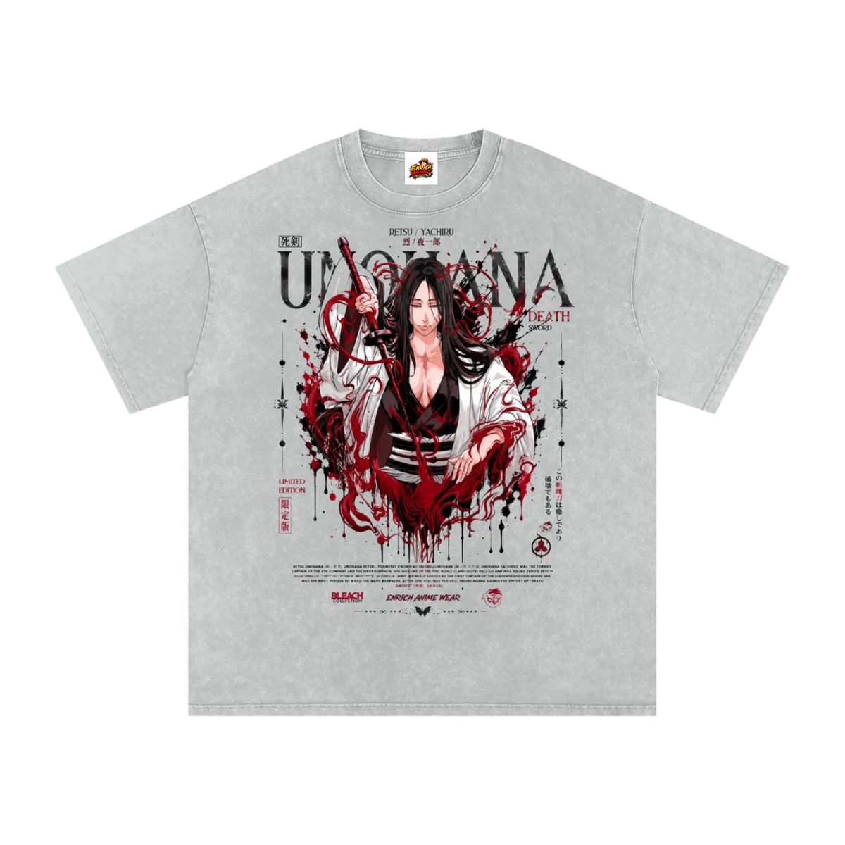 RETSU UNOHANA BANKAI BLEACH OVERSIZED T SHIRT