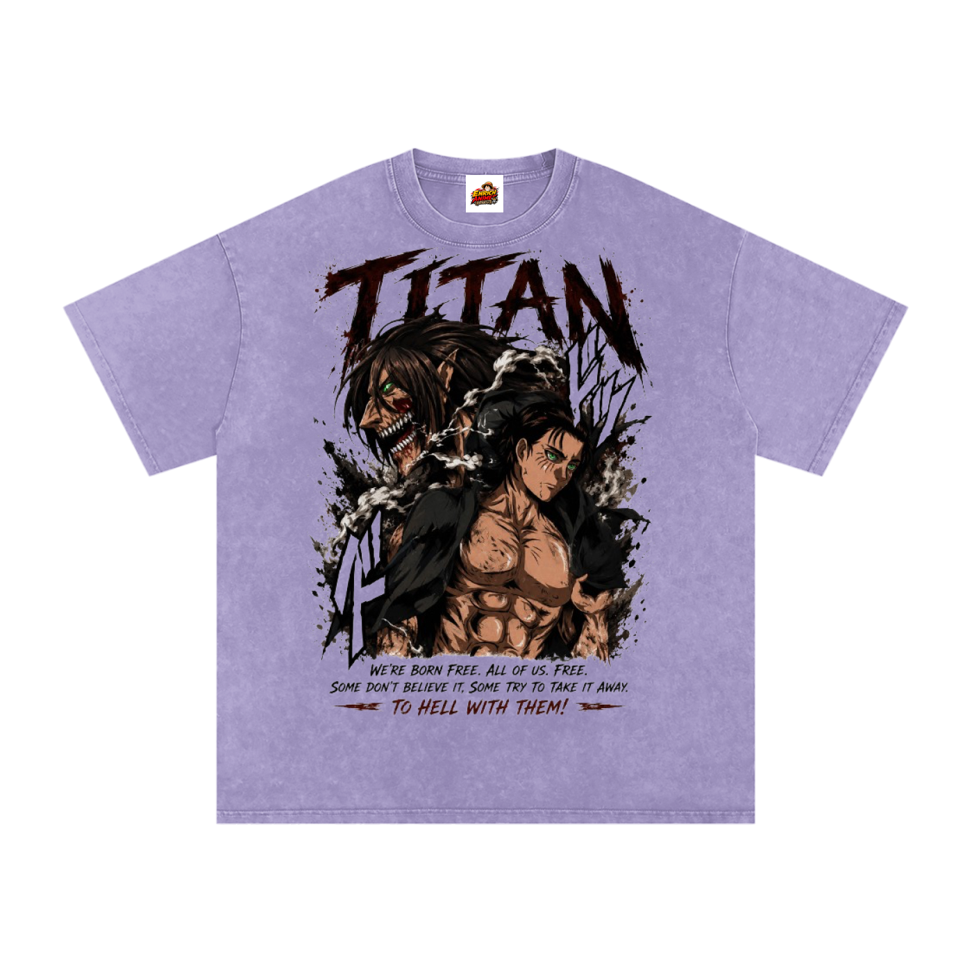 EREN YEAGER AOT OVERSIZED T SHIRT