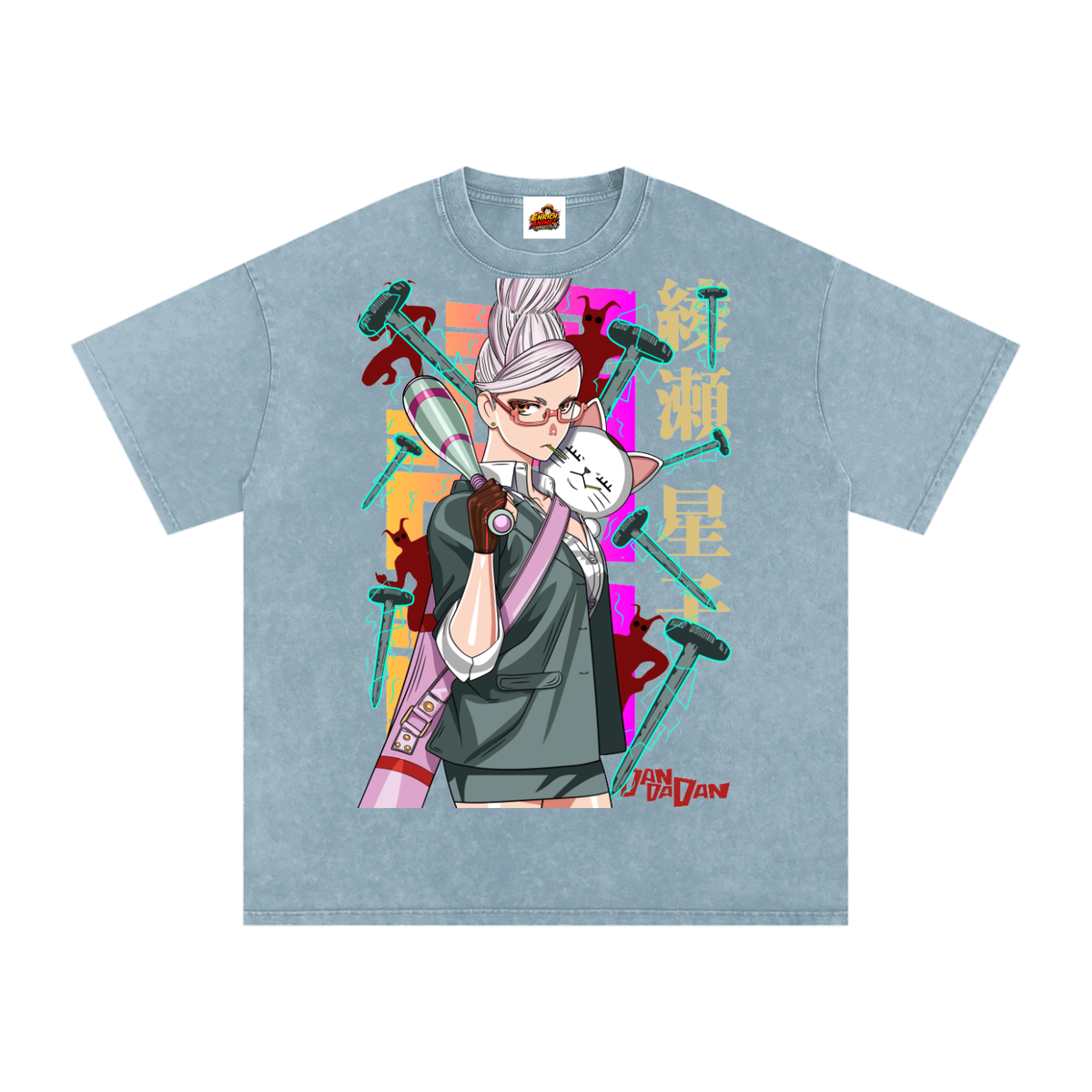 GRANNY SEIKO AYASE DAN DA DAN OVERSIZED T SHIRT