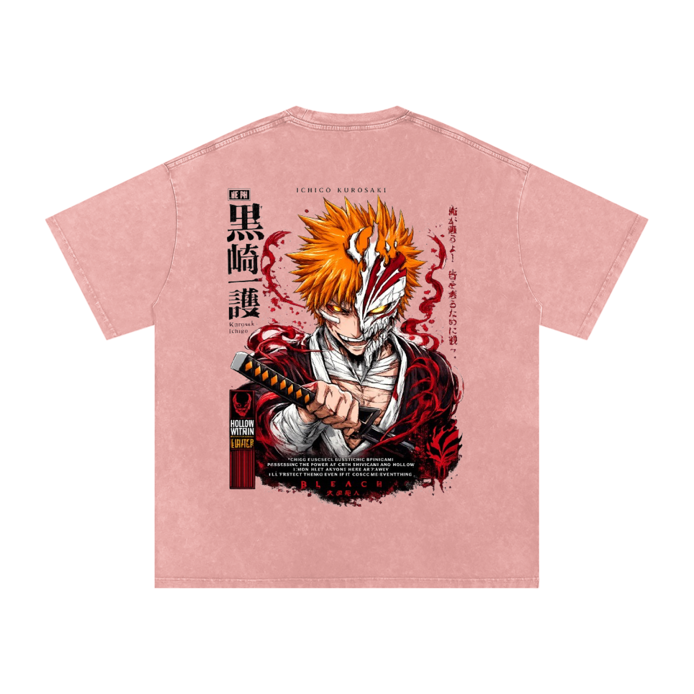 ICHIGO KURASAKI BLEACH OVERSIZED T SHIRT