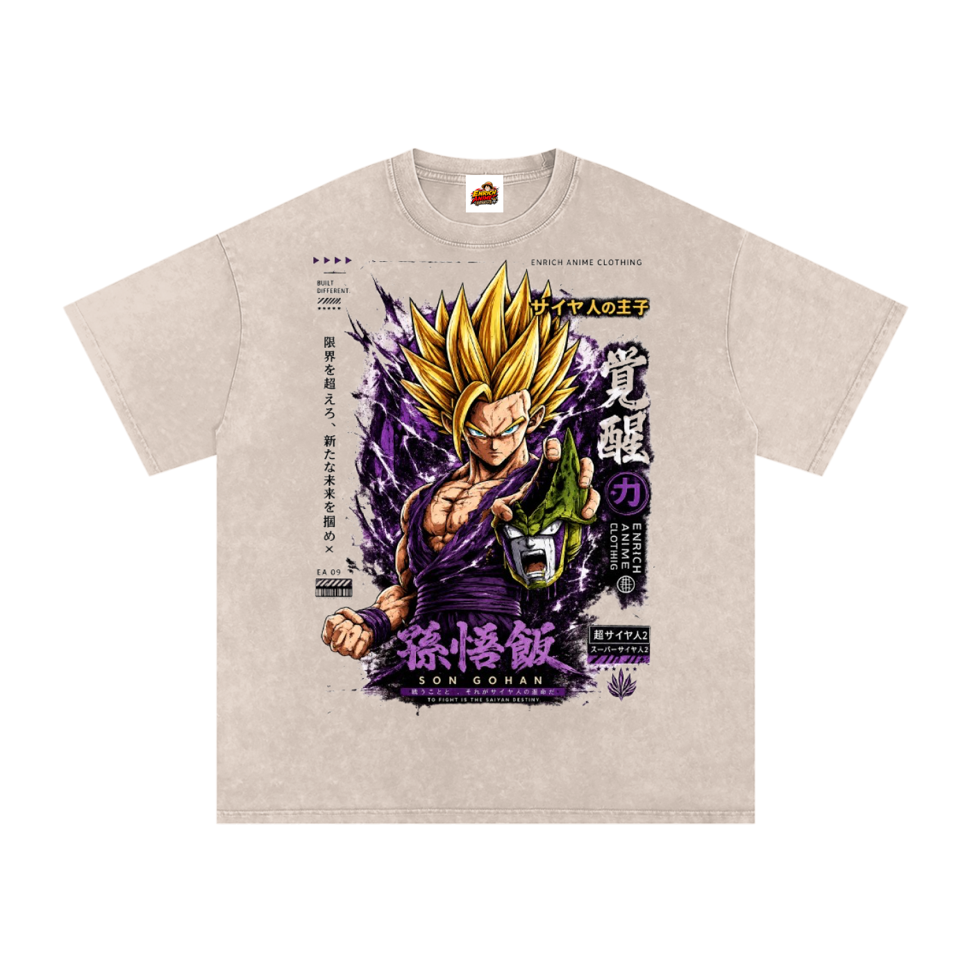 SSJ2 GOHAN DRAGONBALL Z OVERSIZED T SHIRT