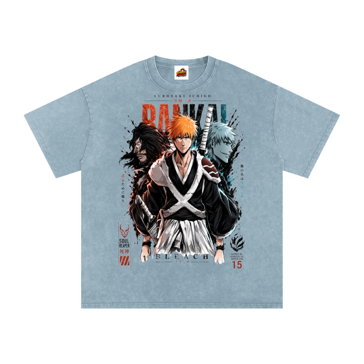 ICHIGO KURASAKI BLEACH OVERSIZED T SHIRT