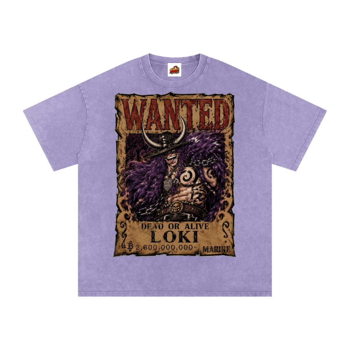 LOKI WANTED POSTER ONE PIECE OVERSIZED T SHIRT