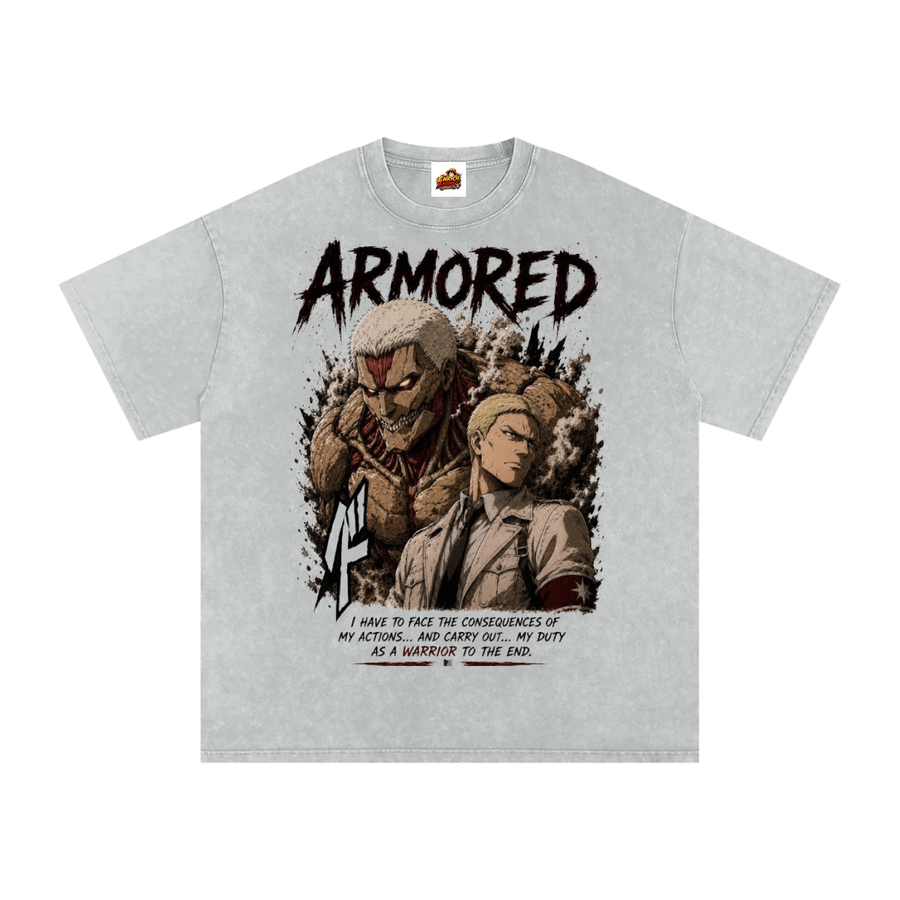 REINER BRAUN ARMOURED TITAN AOT OVERSIZED T SHIRT