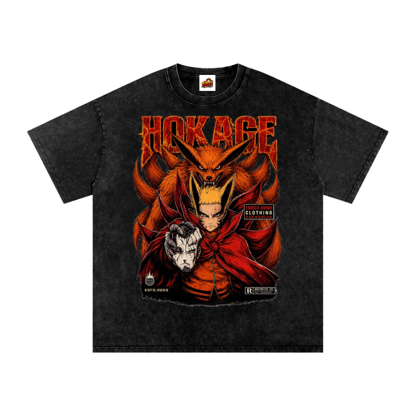 NARUTO UZUMAKI HOKAGE OVERSIZED T SHIRT