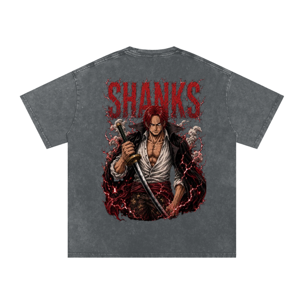 SHANKS WANTED POSTED ONE PIECE OVERSIZED T SHIRT