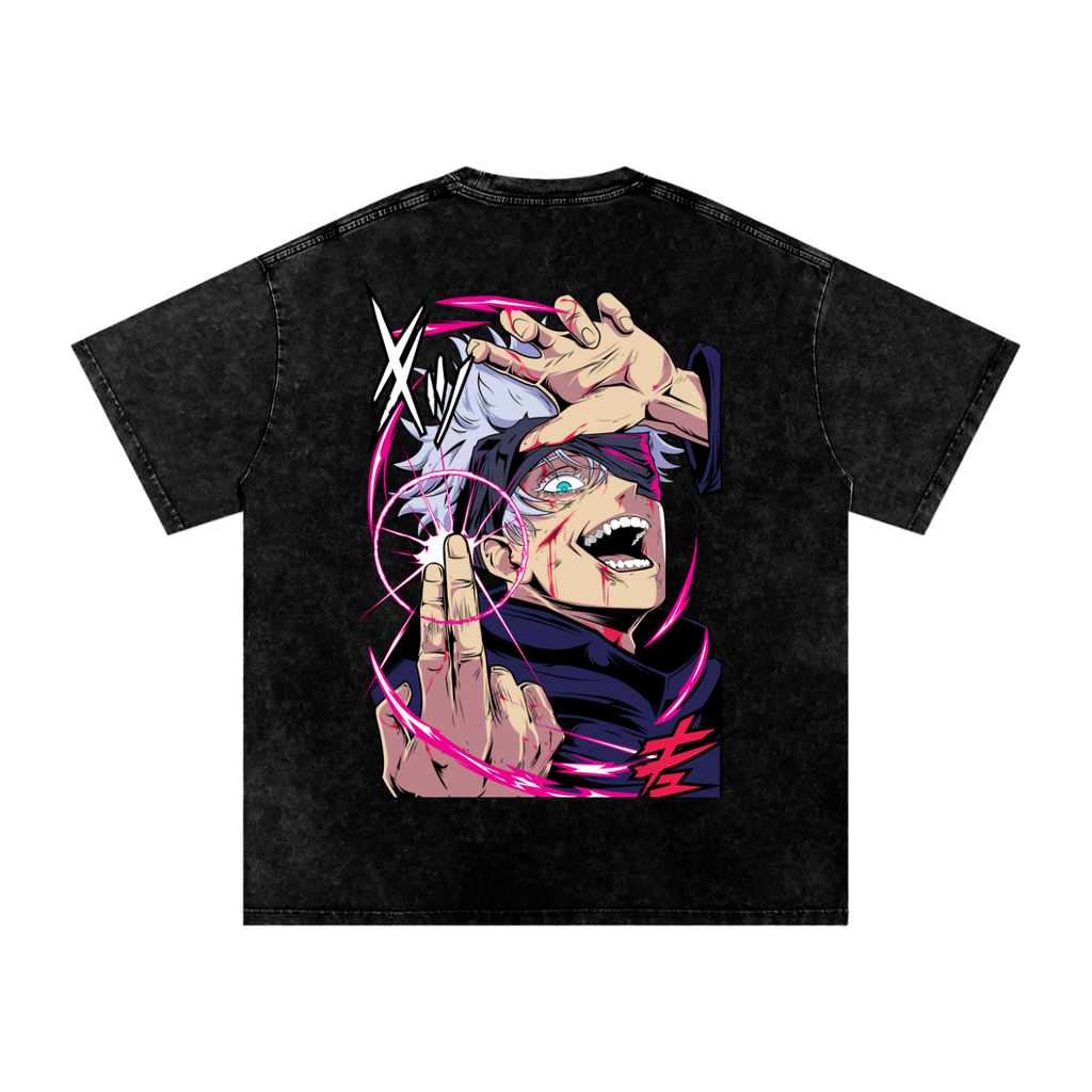 SATORU GOJO BLUE EYES JJK OVERSIZED T SHIRT