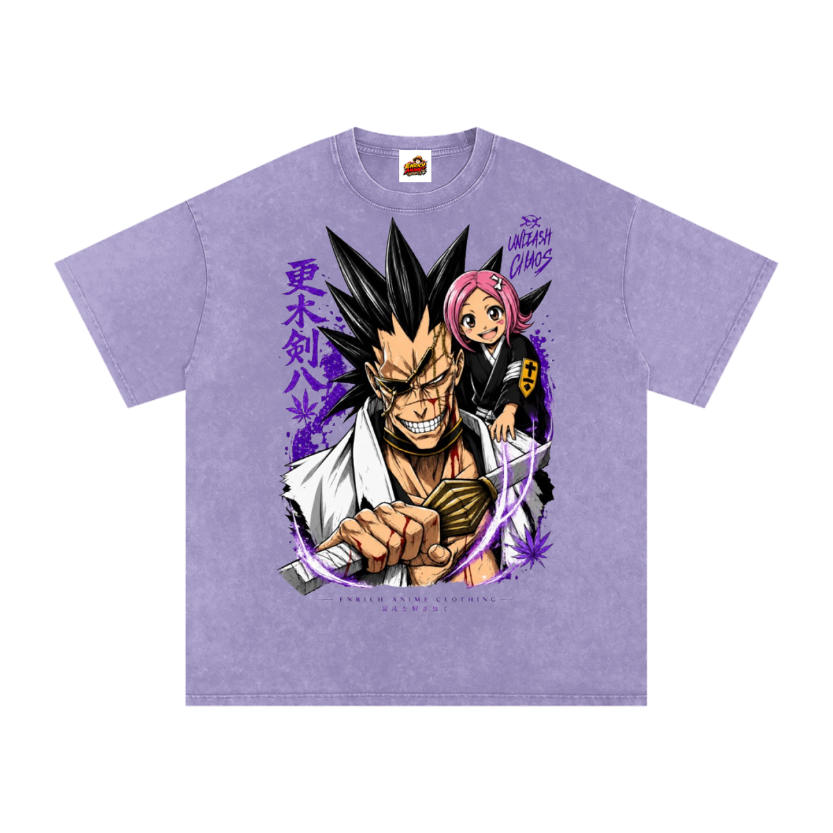 KENPACHI ZARAKI BLEACH OVERSIZED T SHIRT