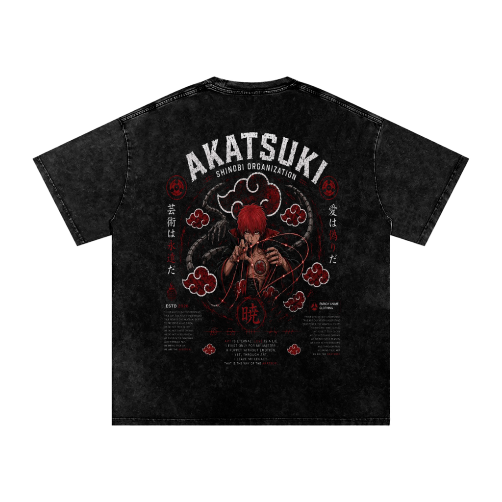 SASORI AKATSUKI ORGANIZTION NARUTO OVERSIZED T SHIRT