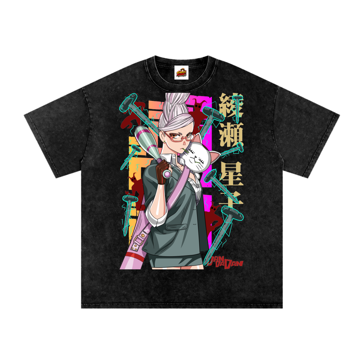 GRANNY SEIKO AYASE DAN DA DAN OVERSIZED T SHIRT