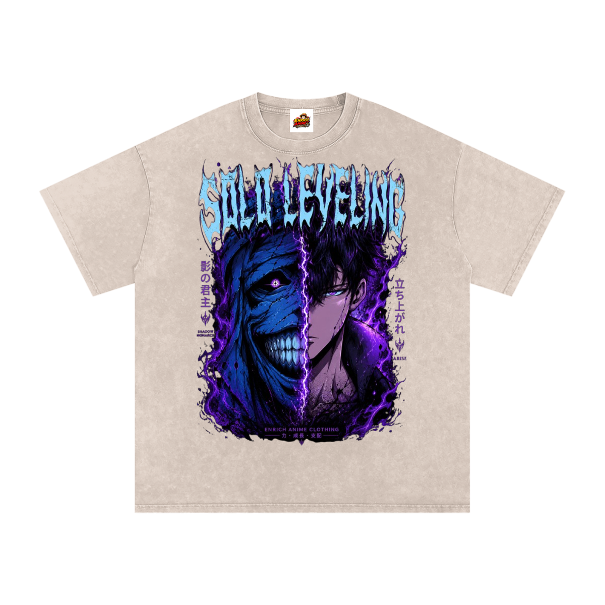 SUNG JINWOO STATUE SOLO LEVELING OVERSIZED T SHIRT