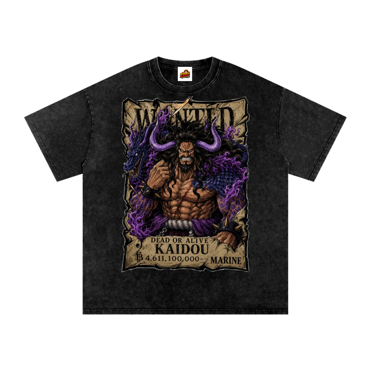 YONKO EMPEROR KAIDOU ONE PIECE OVERSIZED T SHIRT