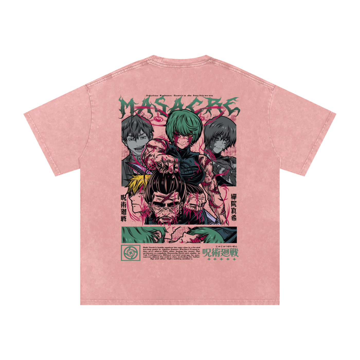 MAKI ZENIN THE ZENIN MASSACRE JJK OVERSIZED T SHIRT
