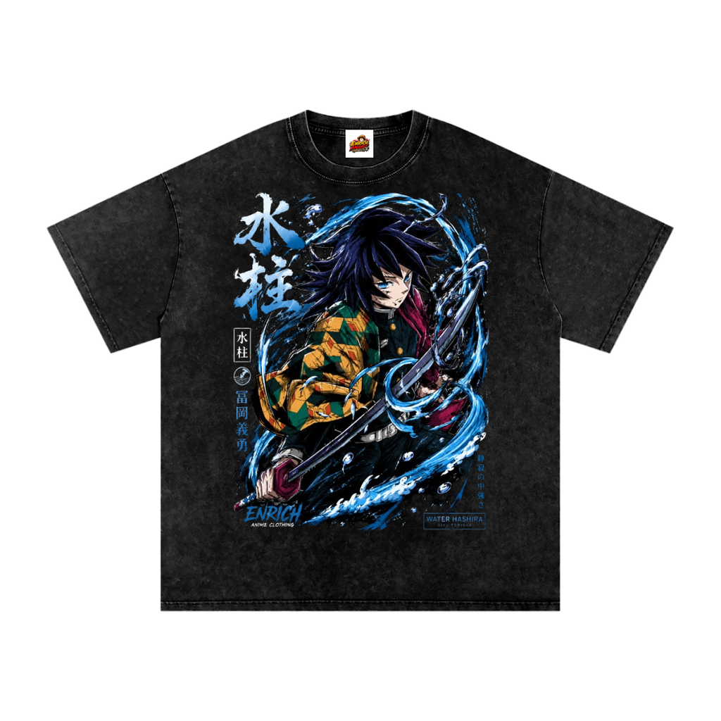 GIYU TOMIOKA WATER HASHIRA DEMON SLAYER OVERSIZED T SHIRT