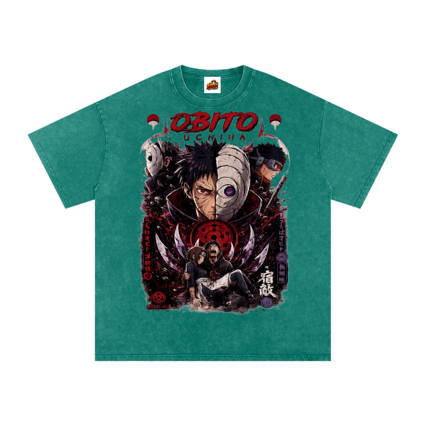 OBITO UCHIHA NARUTO OVERSIZED T SHIRT