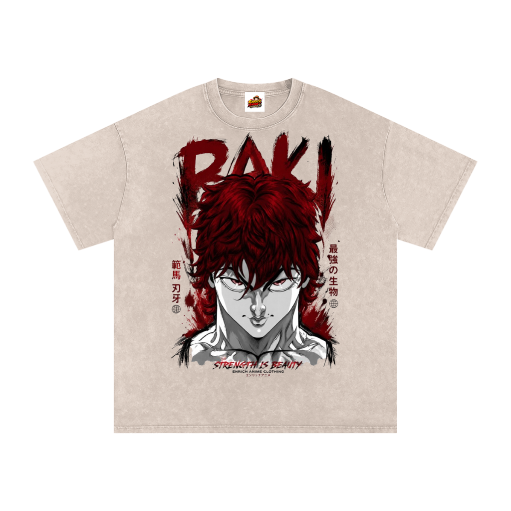 BAKI STRENGTH IS RARITY OVERSIZED T SHIRT