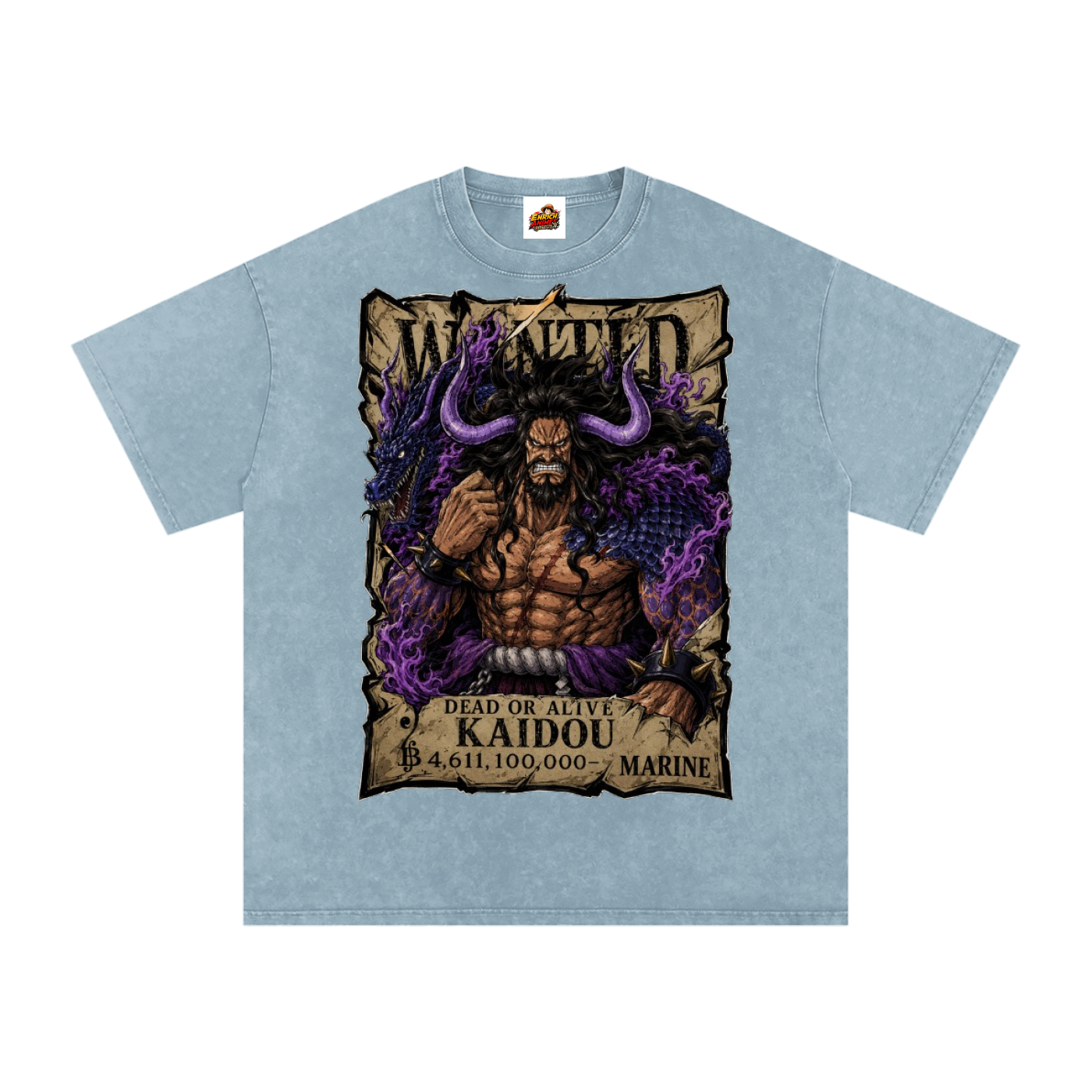 YONKO EMPEROR KAIDOU ONE PIECE OVERSIZED T SHIRT