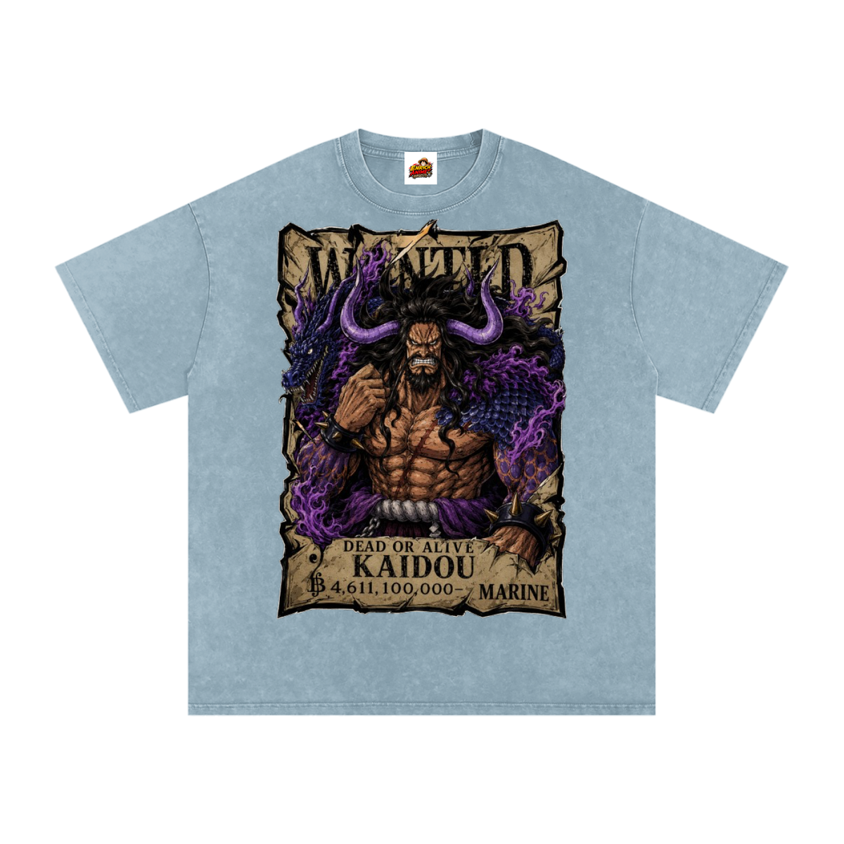 YONKO EMPEROR KAIDOU ONE PIECE OVERSIZED T SHIRT