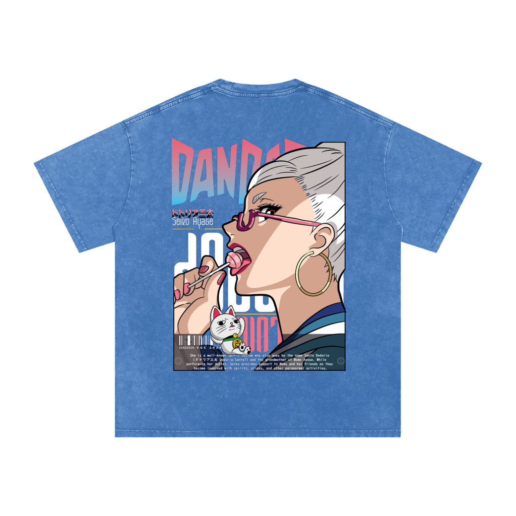 GRANNY SEIKO AYASE DAN DA DAN OVERSIZED T SHIRT