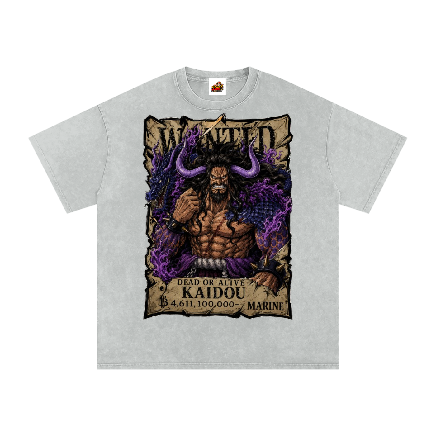 YONKO EMPEROR KAIDOU ONE PIECE OVERSIZED T SHIRT