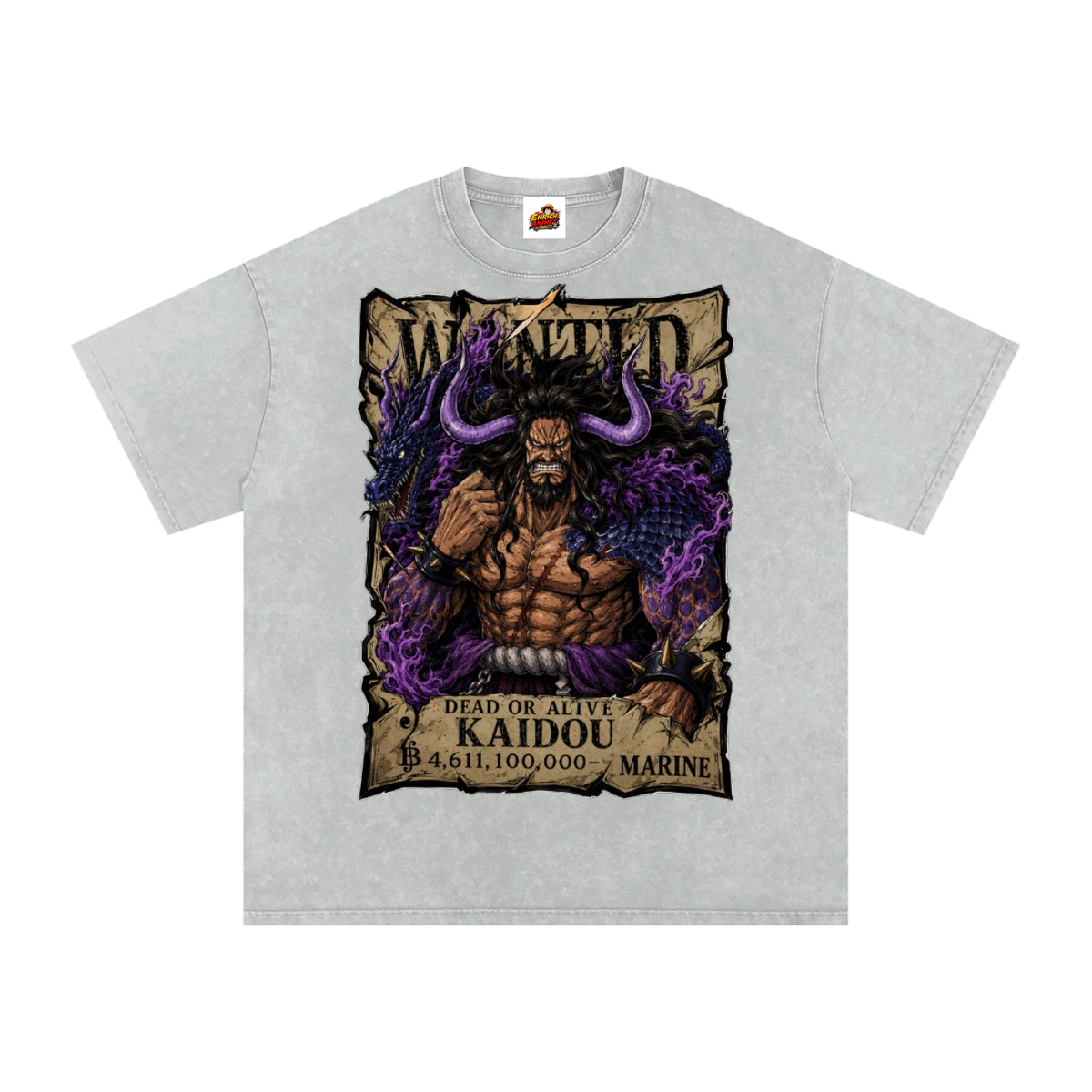 YONKO EMPEROR KAIDOU ONE PIECE OVERSIZED T SHIRT