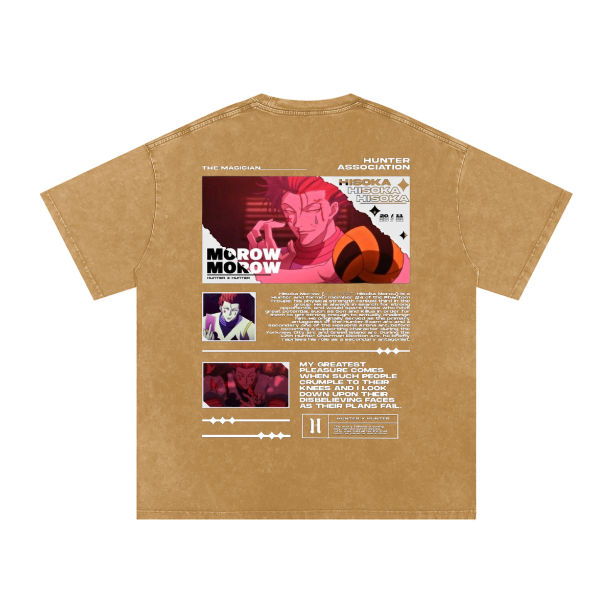 HISOKA MOROW HUNTER x HUNTER OVERSIZED T SHIRT