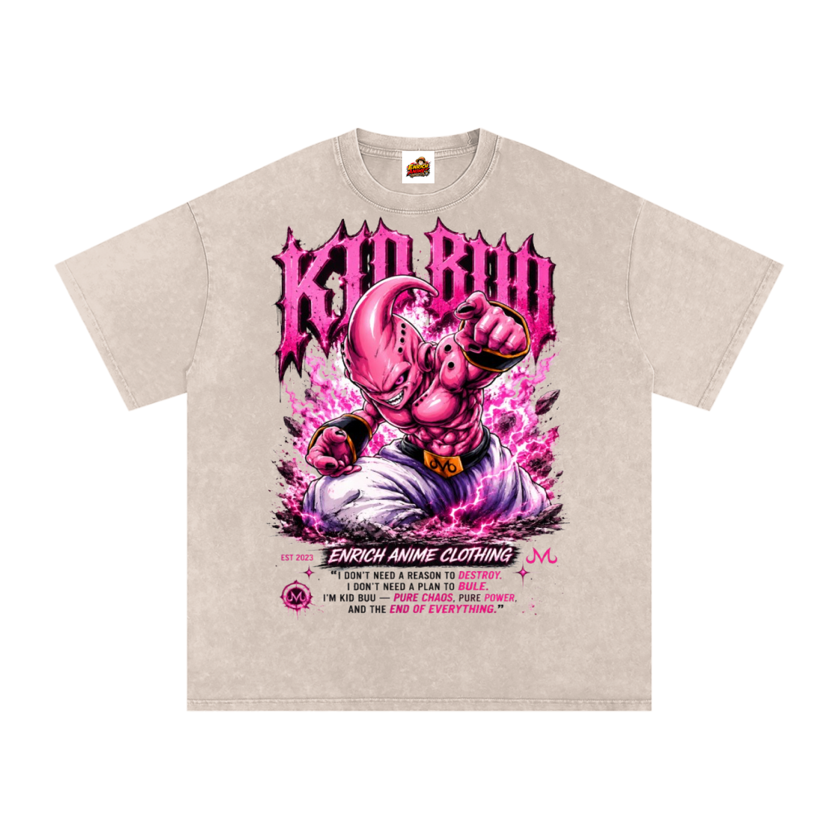 KID BUU DRAGONBALL Z OVERSIZED T SHIRT