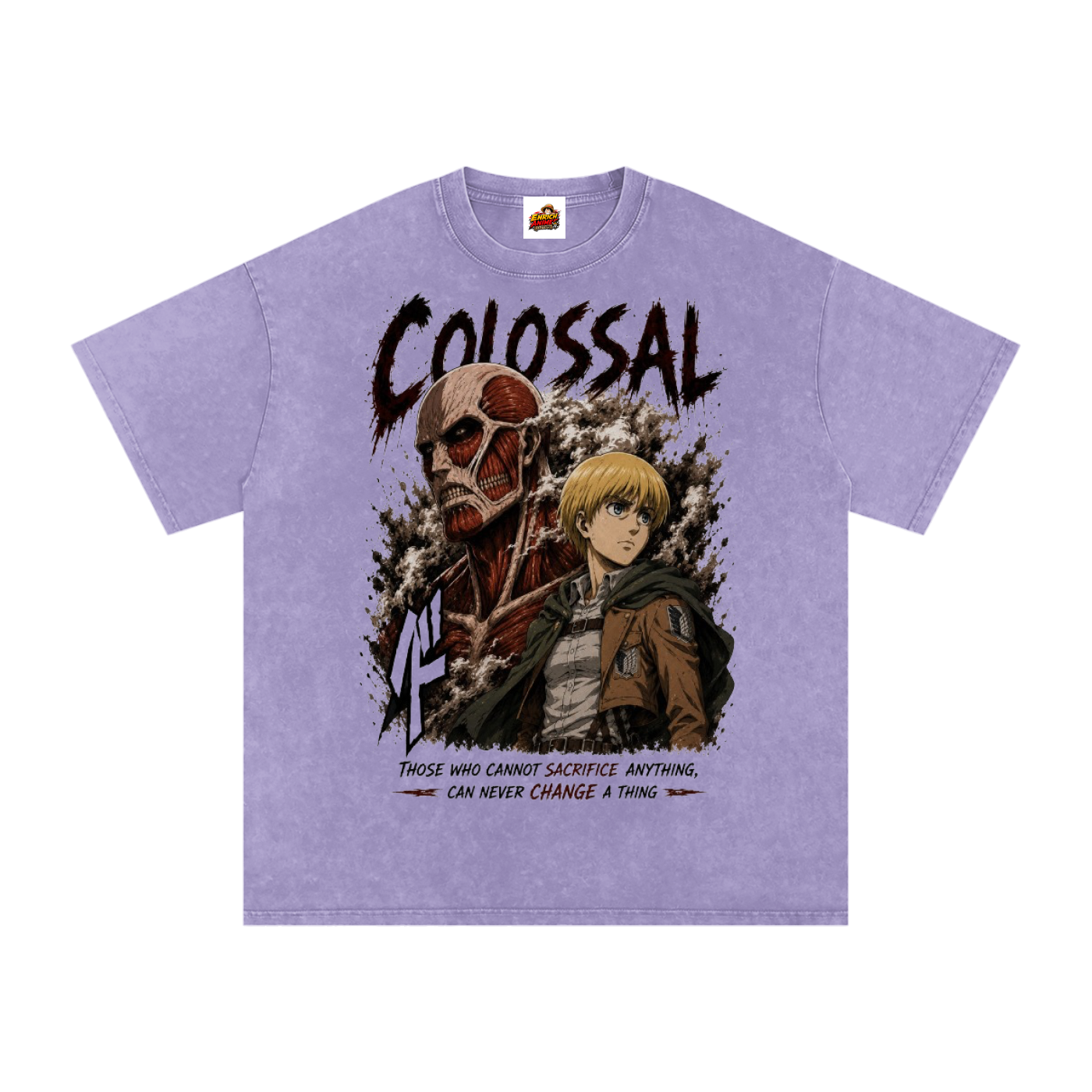 ARMIN ARLERT COLOSSAL TITAN AOT OVERSIZED T SHIRT