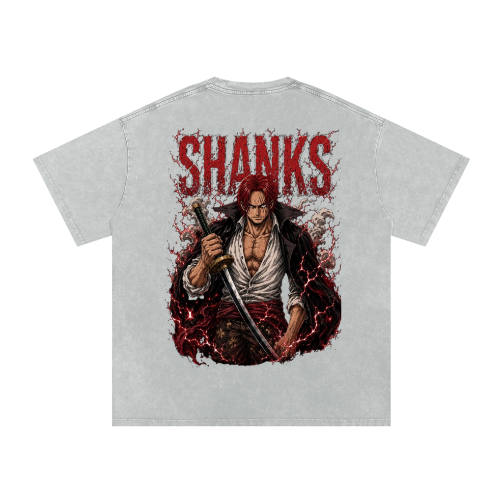 SHANKS WANTED POSTED ONE PIECE OVERSIZED T SHIRT