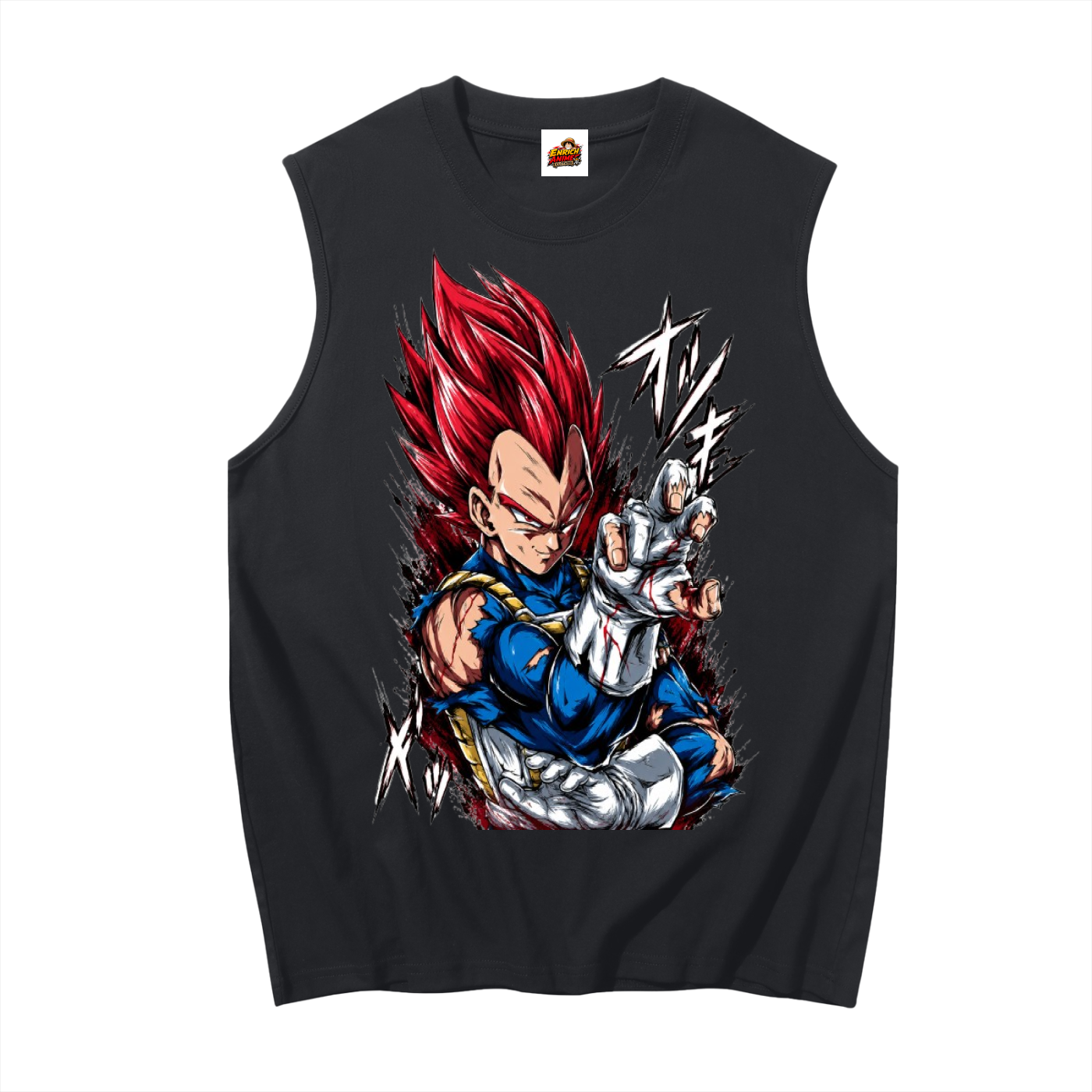 VEGETA SSJ GOD DRAGINBALL Z TANK TOP