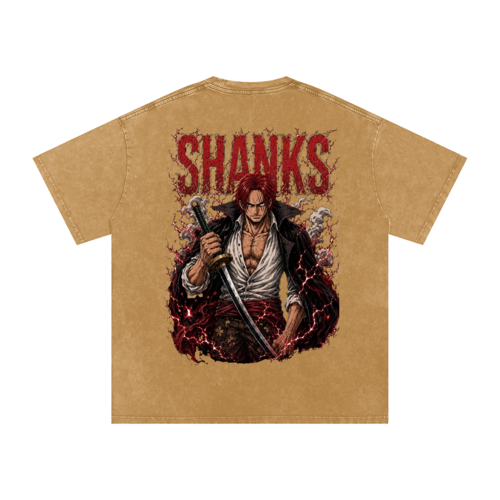 SHANKS WANTED POSTED ONE PIECE OVERSIZED T SHIRT