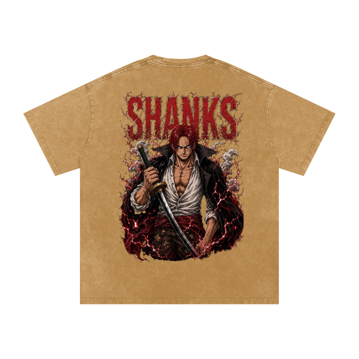SHANKS WANTED POSTED ONE PIECE OVERSIZED T SHIRT