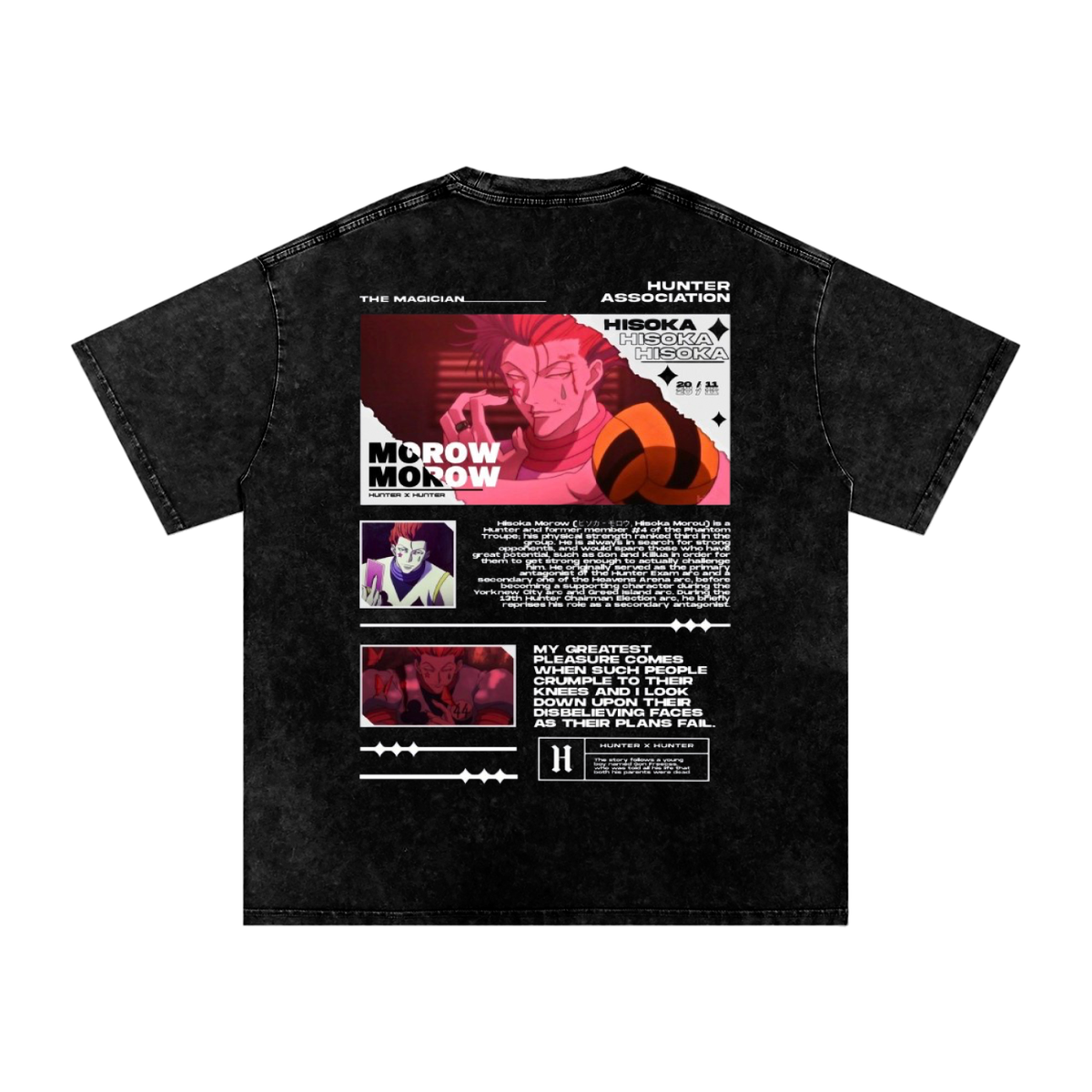 HISOKA MOROW HUNTER x HUNTER OVERSIZED T SHIRT