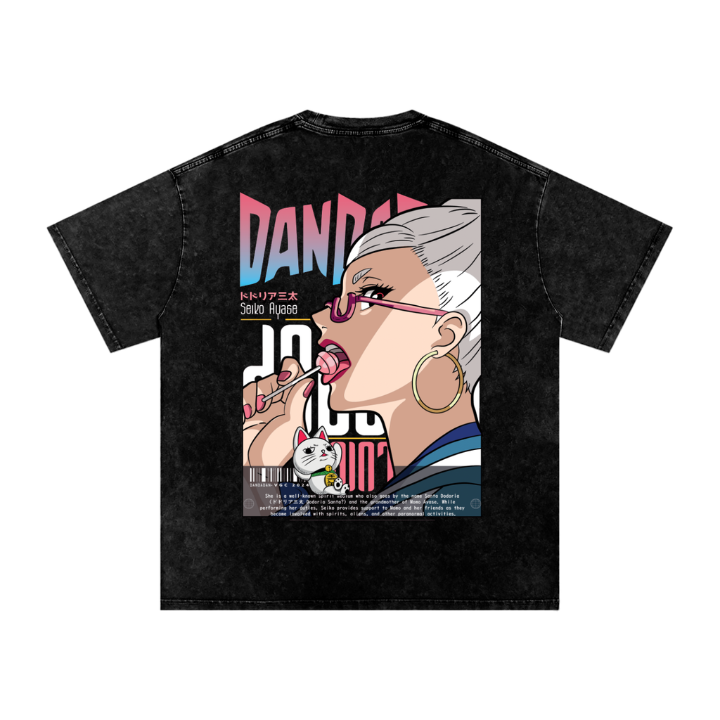 GRANNY SEIKO AYASE DAN DA DAN OVERSIZED T SHIRT