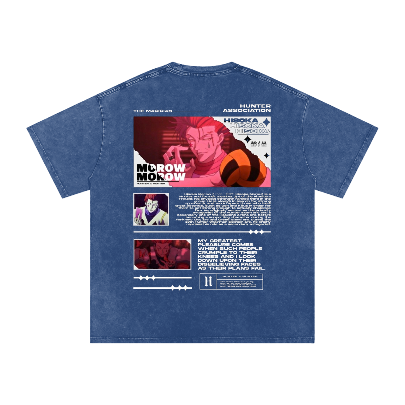 HISOKA MOROW HUNTER x HUNTER OVERSIZED T SHIRT