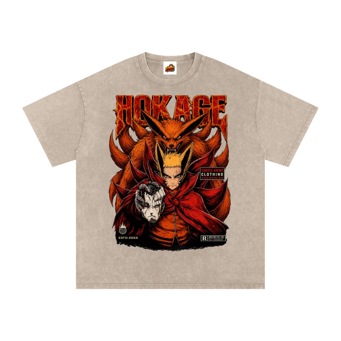 NARUTO UZUMAKI HOKAGE OVERSIZED T SHIRT