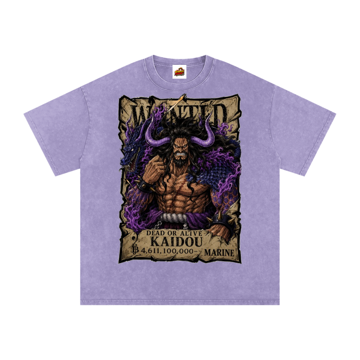 YONKO EMPEROR KAIDOU ONE PIECE OVERSIZED T SHIRT