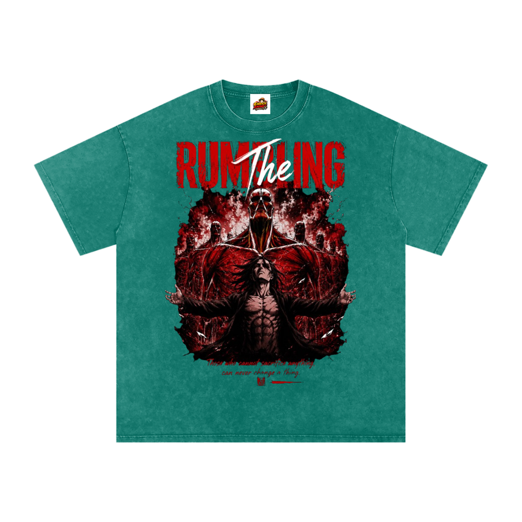 THE RUMBLING ATTACK ON TITAN OVERSIZED T SHIRT