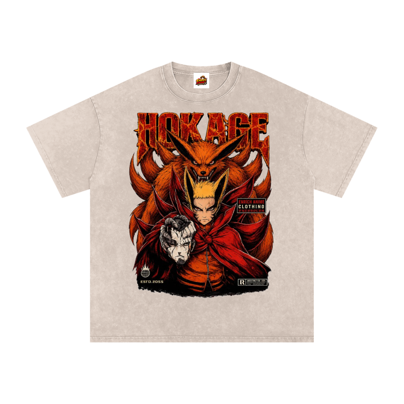 NARUTO UZUMAKI HOKAGE OVERSIZED T SHIRT