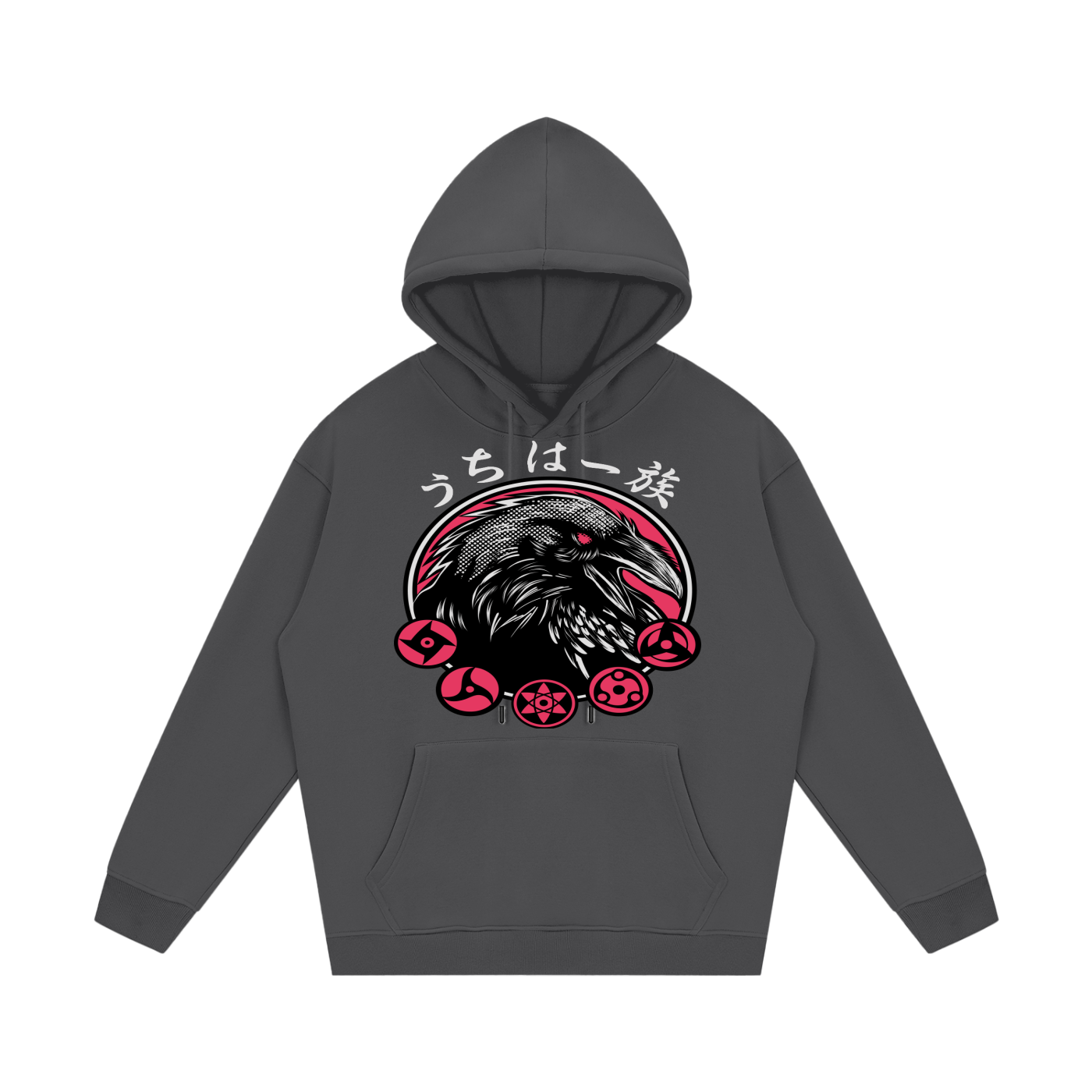 UCHIHA CLAN CROW NARUTO UNISEX HOODIE
