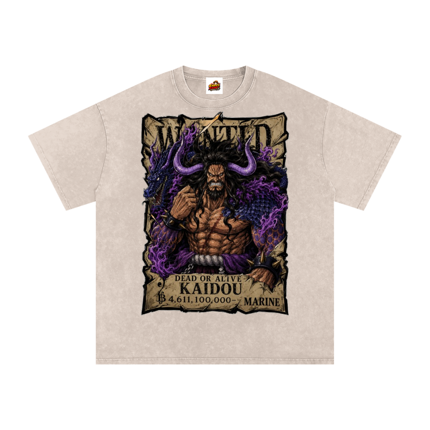 YONKO EMPEROR KAIDOU ONE PIECE OVERSIZED T SHIRT